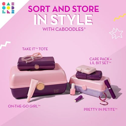 Caboodles On-The-Go Girl - color: Funfetti Flitter Over Dusty Rose