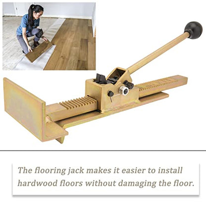 KELEN Flooring Jack，Professional Hardwood Floor Jack Positioning Tool for Installing Straightening Laminate Hardwood Wood Tile Floor