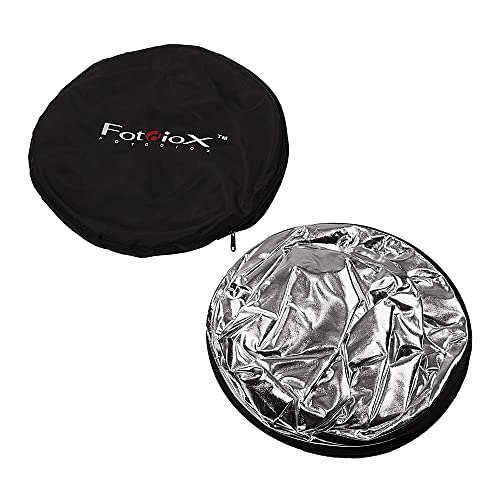 Fotodiox 32in 5-in-1 Collapsible Reflector Panel with Bag for Photography and Video - Black, Gold, Silver, Translucent, and White Panel - size: 32in (80cm)