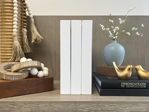 CovoBook™ Blank Hardcover | Premium Sketchbook Journal Guest Book | Photo Prop Home Decor (White, Size 9) - color: White, size: Size 9