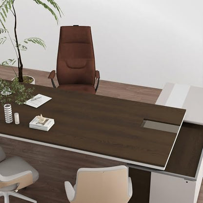 Large Size 31.5"x354" Extra Wide Thickened Wood Grain Wallpaper Waterproof Self Adhesive Wall Paper Dark Brown Contact Paper Wood Peel and Stick Wallpaper Wood Vinyl Wrap for Bathroom Apartment Walls - color: Dark Brown, size: 31.5" x 354"