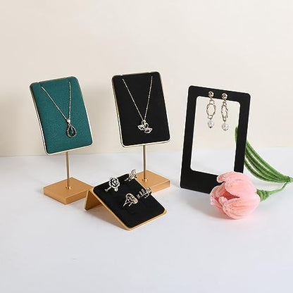 black Jewelry ring holder for women, retail ring display, small velvet ring storage organizer【Velvet Ring Holder-Black 】 - color: Black