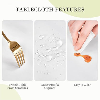 Wooden Texture Background Oval Fitted Tablecloth Waterproof Wipeable Elastic Edged Tablecloths Wrinkle Resistant Table Cover for Patio Family Party UseFits 52"x70" Oval Tables, Style183 - color: Wood Texture -1, size: 70" x 52" (Oval)
