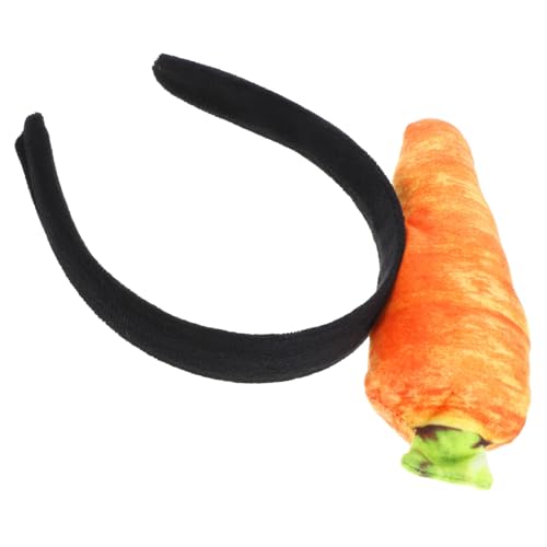 SHOWERORO Easter Carrot Headband for Women Cute Costume Accessory Vegetable Design for Parties Photo Shoots and Cosplay Events Comfortable Hair Hoop for Festive Celebrations