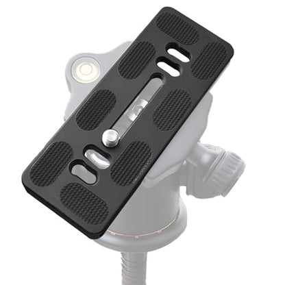 PU-100 100mm Quick Release Plate, Universal Camera QR Plate with D-Ring Screw for DSLR Camera Tripod Ballhead, Quick Shoe Plates Compatible with Arca Swiss Standard Clamp - size: 100 MM*40 MM