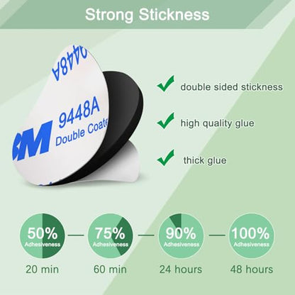 Double Sided Adhesive Pads, 80 Pcs 3mm Double Dided Tape Waterproof Mounting Tape for Home Décor & DIY Art Crafts Supplies Strong Pad Mounting Adhesive (Not for Foam Panels) (THK: 3mm)