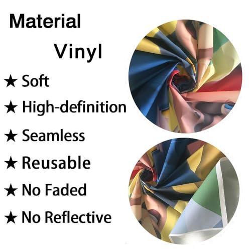 Weather Forecast Backdrop 9x6ft Seven-Day Broadcast Sunny Day Photo Background Business Study Portrait Studio Prop Wallpaper BJZSLU168 - size: vinyl-9x6ft