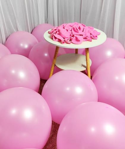 90 Pack Pink Balloons 18 Inch Pink Latex Large Balloons - Various Party Decorations - color: Pink, size: 18 inch