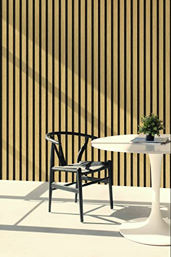 myforHD Wallpaper Peel and Stick Wood Grating Stripe Self-Adhesive Wallpaper Faux Wood Contact Paper Wood Slats Self Adhesive Wall Paper PVC Vinyl Film Removable Waterproof (Wood A, 17.3" x 393") - color: Wood A, size: 17.3" x 393.7"