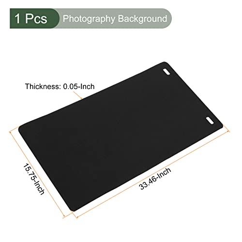 YOKIVE EVA Backdrop, Non-Reflective Photo Background | for Light Box Small Products Photography Studio (Black, 33x16) - color: Black, size: 33x19"