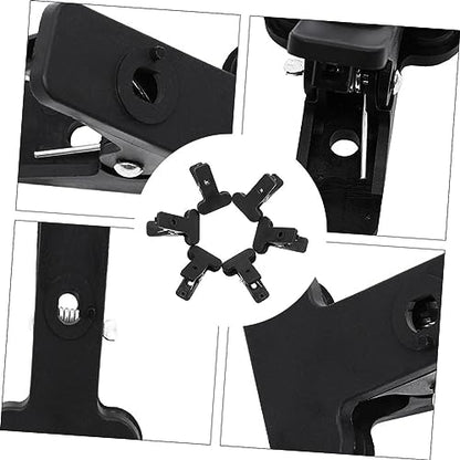 jojofuny 6pcs Heavy Duty Photography Background Clips Clamps for Backdrops Reflectors Canvas and Artworks Maximum Opening for Secure Fixing