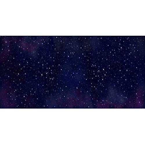 12x8ft Starry Night Backdrop for Photography Night Sky Stars Universe Space Starry Galaxy Stars Starry Sky Background Birthday Wedding Baby Shower Party Banner Decorations Cake Table Props - size: 12x8ft