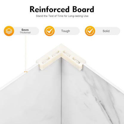 Shooting Backdrops, 3PCS 2 in 1 Photo Backdrop Boards 24x24 Inch Double Sided Marble Cement Texture Photography Backdrop Boards for Desktop Shooting Product Photography Background