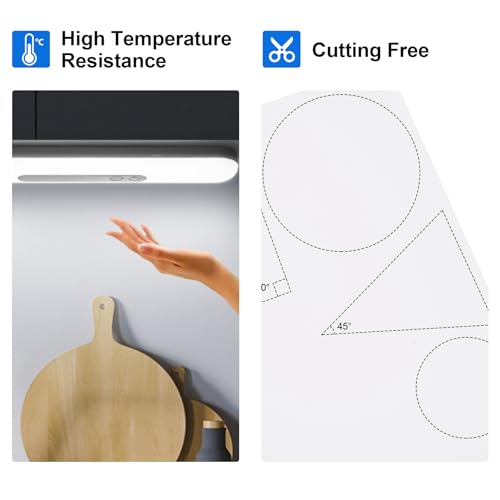 Selens 6Pcs Adhesive Light Diffuser 7.9x11.82 inch Light Dimming Film for Soften LED Lights - color: 6Pcs