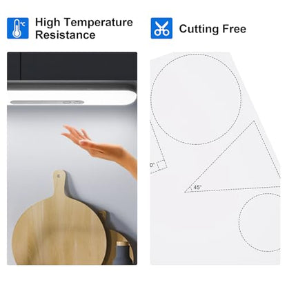 Selens 6Pcs Adhesive Light Diffuser 7.9x11.82 inch Light Dimming Film for Soften LED Lights - color: 6Pcs
