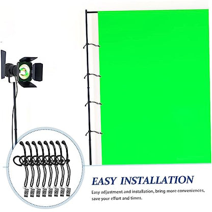 8Pcs Backdrop Support Clips Practical Photography Background Fixing Holders for Wrinkle Display and Secure Attachment Photo and Video