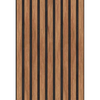 Main Street Peel and Stick Wallpaper Eco-Friendly Sheets 12 Pack, 11 X 16 Inch Wood Slat Panel Design, Wall Mural for Home Decor, Removable Wall Decor Wallpaper Peel and Stick for DIY Projects - style: Wood Slat Panel Design