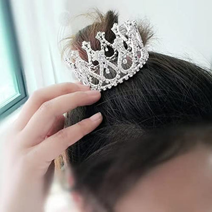 Infant Baby Girl Boy Crown Photo Shoots Headband for Newborn Crystal Princess Party Headwear Photography Props - color: Crown 6