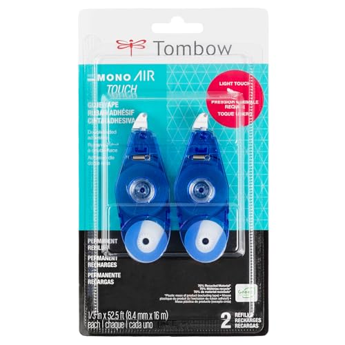 Tombow Mono Air Touch Adhesive, Refill 2-Pack