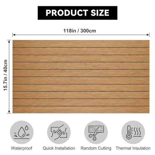 3D Wall Panels Peel and Stick – 15.74" x 118" PVC Faux Texture Wall Covering, Self Adhesive Waterproof DIY Accent Wall for Living Room, Bedroom, Sofa Background & Kitchen Backsplash, Covers 12.9 sq.ft - color: B, size: 15.7" x 118"