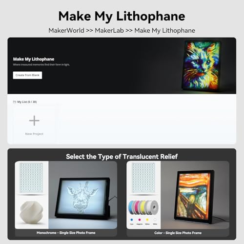 2PCS CMYK Lithophane LED Backlight Board Kit Compatible with Bambu lab A1/A1 mini/P2S/X1C/H2D 3D Printers,PCB Light Replacement Kit with USB power cable and Connection Cable for 3D Printed Photo Model - color: 2 PCS CMYK Lithophane LED