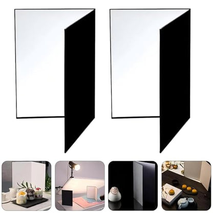 Photography Reflector Cardboard, Light Control Board for Studio Photography (1 Pack, 12 x 8 Inch) - size: 12 x 8 Inch