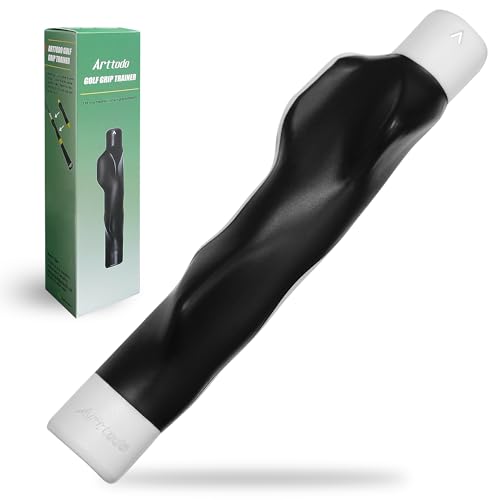 Golf Grip Trainer, Right or Left Handed Golf Training Aid for All Levels of Golfers - Fix Hand Position & Grasp, Master Correct Grip Posture, Golf Accessories - color: White-1 Pack, size: Right Hand