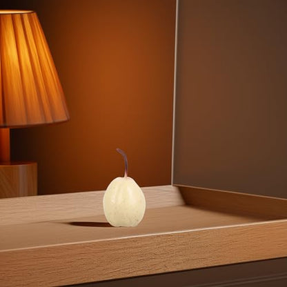 Abaodam Realistic Fake Pears Artificial Plastic Fruit Decor for Home Decoration, Photography Props, 1pcs Lifelike Yellow, Snow, and Common Pear Ornaments