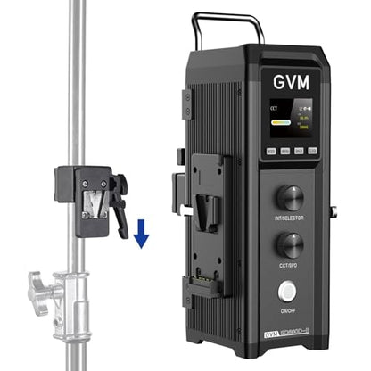 GVM SD600D 600W Led Video Light, Bi-Color Led Studio Light Photography Lighting with APP/DMX Control, 2700K to 6800K 128000lux/1m Continuous Lighting for Studio, Video Shooting, Broadcasting - size: 600W01