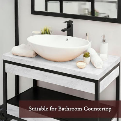 Very Berry Sticker Marble Contact Paper (White, 39" x 118", 1 Pack) Premium Peel and Stick Wallpaper for Countertop, Bathroom Vanities & Cabinets, Renter Friendly, Waterproof Vinyl - color: White, size: 39" x 118"