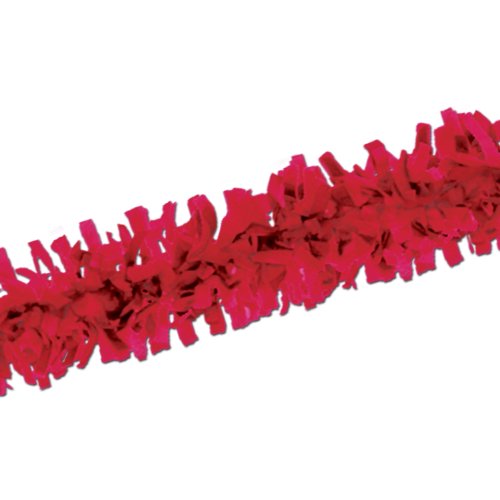 Beistle Packaged Tissue Festooning, 25-Feet - color: Red