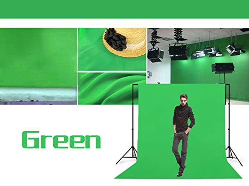 Green Screen Key Backdrop, Polyester, 5X7 FT, Photography Background, Machine Washable, Green, LY166 - color: Green, size: 5X7 FT