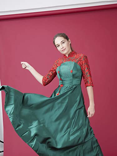 Seamless Photography Background Paper Roll, Red Photo Paper Backdrop for Photography, Video and Streaming (107''x36' Scarlet) - color: Scarlet, size: 107" x36'