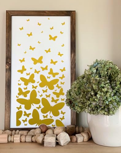 Floral Stencils for Crafts Reusable Texture Stencils Leaf Background Stencil Templates for Painting on Wood Canvas Furniture Cards Scrapbook - style: Floral