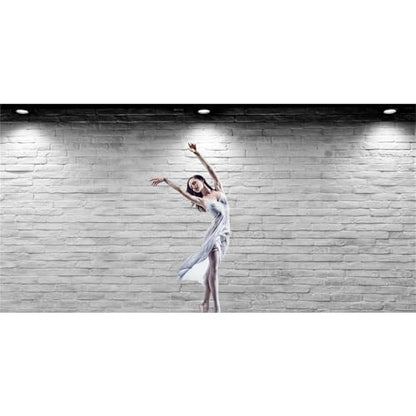 Vinyl 15x10ft Backdrop Photography Background White Brick Wall Computer-Print Seamless Photo Background Children Baby Adults Portraits Photo Studio Props - size: 15x10ft