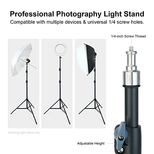 LINCO Lincostore Zenith 7 feet/225cm Photo Studio Light Stands Set of Two for HTC Vive VR, Video, Portrait, and Product Photography