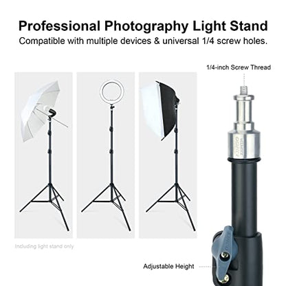 LINCO Lincostore Zenith 7 feet/225cm Photo Studio Light Stands Set of Two for HTC Vive VR, Video, Portrait, and Product Photography