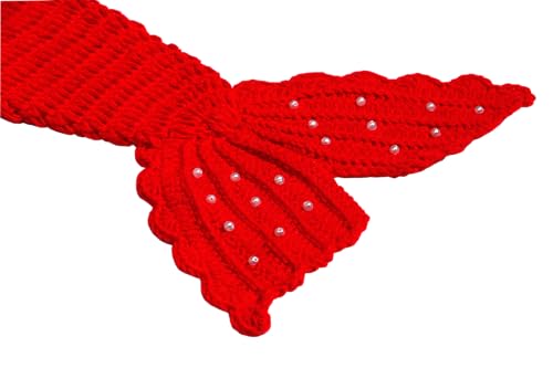 Matissa Newborn Baby Girl/Boy Crochet Knit Costume Photography Prop Hats Outfits - color: Red