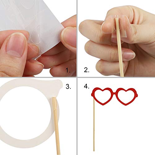 Valentines Day Photo Booth Props 35 PCS, DIY Funny Disguise Props Valentines Day Decorations with Love Banner - Valentines Party Supplies Wedding Photo Props