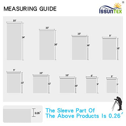ISSUNTEX 10X10 ft/3X3 Meters Background Photo Backdrop, Photo Studio, Collapsible High Density Screen for Video Photography and Television-White - color: White, size: 10X10 ft