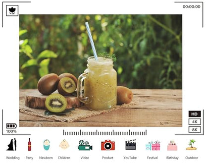 Trykid 10x8ft Kiwi Fruit Smoothie Backdrop Fresh Healthy Drink Wooden Table Organic Food Photography Background Tapestry Party Decoration Photo Studio Prop Fabric Backdrop - size: 10x8ft