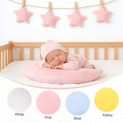 Newborn Photography Props 5Pcs Baby Moon Star Pillow Set Newborn Photography Posing Pillows Adjustable Photography Props, Pink - color: Pink