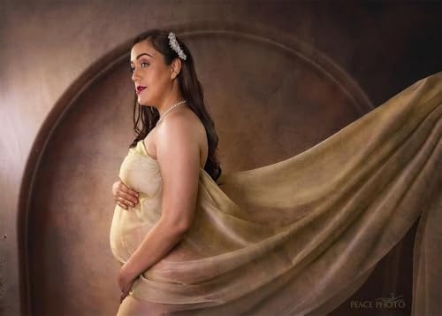 Kate Mother's Day Modern Style Candle Arch Wall Room Set Abstract Cream Beige Texture Backdrops(10x6.5ft,10x6.5ft)