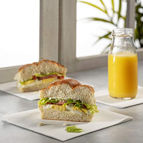 BloominGoods Linen-Feel Lunch Napkins - Disposable Cloth-Like Paper Napkins - Soft And Absorbant Luncheon Napkins For Kitchen, Parties, Weddings, Dinners or Events (Pack of 200)