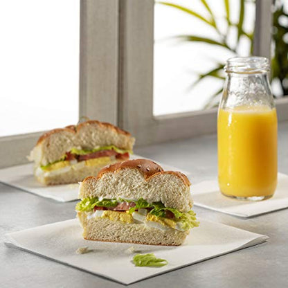 BloominGoods Linen-Feel Lunch Napkins - Disposable Cloth-Like Paper Napkins - Soft And Absorbant Luncheon Napkins For Kitchen, Parties, Weddings, Dinners or Events (Pack of 200)