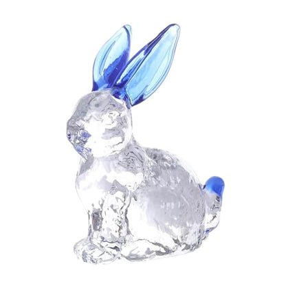 2X Figurine Decorative Figurine Bunny Statue Photo Props Tabletop Ornament Modern Statue for Office Bedroom Centerpiece
