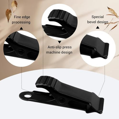 Alligator Clips for Crafts 30 Pcs, Black Metal Spring Clamps for Hanging Photos & DIY Projects, Heavy Duty Mini Crocodile Clips for Wire & Snack Bags, Versatile Art and Office Organization Supply