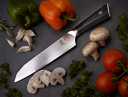 Mercer Culinary M13786 Premium Grade Super Steel, 7-Inch Santoku Knife, G10 Handle - style: Santoku Knife G10 Handle 7 Inch
