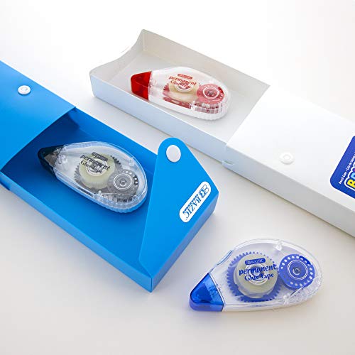 BAZIC Products Permanent Glue Tape, Double Sided, 8 mm x 8 m - size: 1-Pack