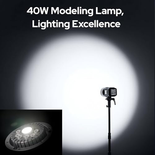Godox AD600BM II AD600 BM II AD600BMII Flash, 0.01-1.9s Recycle/One-Tap Sync with X3/GN87 40W Modelling Led/16 Color Group Indicators/Flash Duration 1/220-1/11760s/Power Range from 1/1 to 1/512